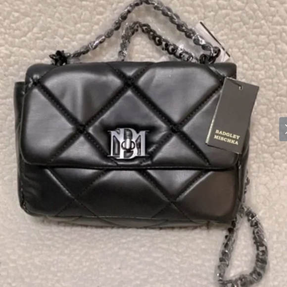 Badgley Mischka Handbags - BADGLEY MISCHKA Small Quilted Crossbody Bag, NWT